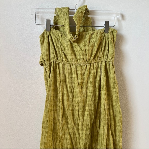 Free People Nya Maxi Green Cutout Dress - Picture 7 of 9